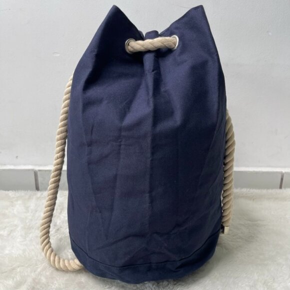 Jean Paul Gaultter Women's Navy Blue Nautical Rope Backpack One Size - Picture 12 of 12